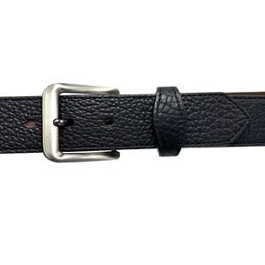 Black Bison Buffalo Leather Forester Belt 40 Amish Made Belts Heavy Duty Thick